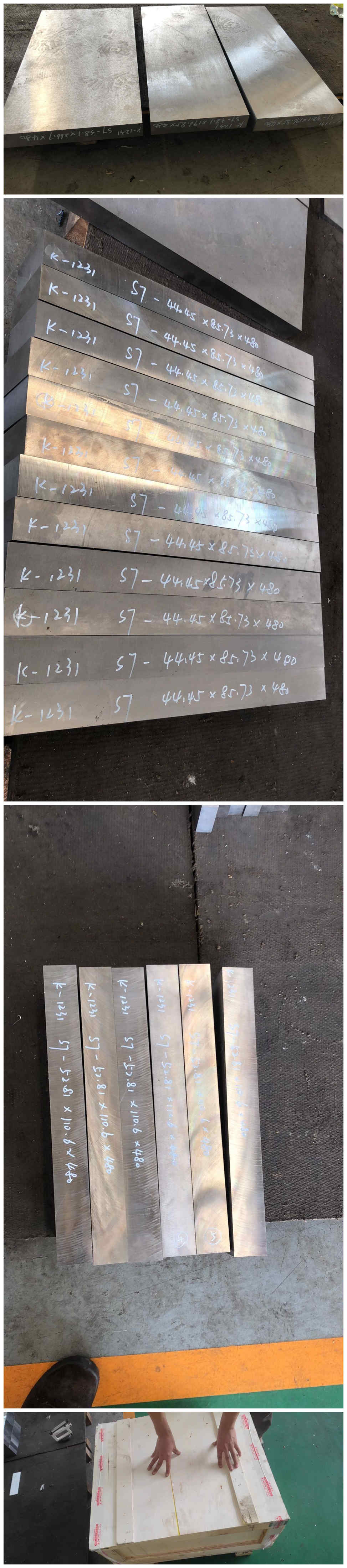 ASTM A681 S7 ESR Forged Tool Steel Flat Bar For Singaporean Clients (5)